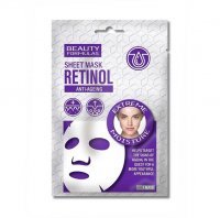 BEAUTY FORMULAS RETINOL Maseczka w płacie na twarz 1 sztuka