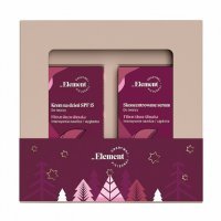ELEMENT ZESTAW krem na dzień SPF15 ze śluzem ślimaka 50 ml + skoncentrowane serum 30 ml