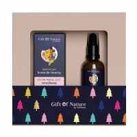 GIFT OF NATURE ZESTAW prebiotyczny krem do cery wrażliwej 50 ml + serum 30 ml