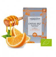 BIO PASTYLKI DO SSANIA Z EKSTRAKTEM Z CZYSTKA 66 sztuk miód i pomarańcza DR. PANDALIS