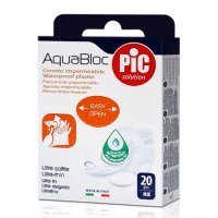 PIC SOLUTION AQUABLOC plastry wodoodporne ultracienkie MIX 20 sztuk