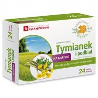 TYMIANEK i PODBIAŁ 24 tabletki do ssania ZYSKAJ ZDROWIE