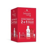 SEBORADIN FORTE Zestaw - Szampon 200 ml + Ampułki 14 x 5,5 ml + Krem do rąk 75 ml