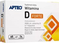 WITAMINA D 2000 j.m. FORTE 60 kapsułek APTEO