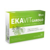 EKAVIT GARDŁO 24 pastylki do ssania