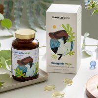 HEALTH LABS OmegaMe Vege Kwasy tłuszczowe Omega 3 DHA z mikroalg Schizochytrium sp. 60 kapsułek