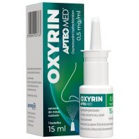 OXYRIN Apteo Med aerozol do nosa 0,5mg/ml, 15 ml