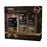 TOŁPA DERMO BARBER ZESTAW żel do mycia twarzy 150 ml + balsam-żel 75 ml + krem do brody 60 ml