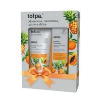 TOŁPA DERMO FACE SEBIO 3 Enzymy ZESTAW żel do mycia twarzy 150 ml + peeling 40 ml