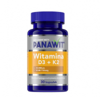 PANAWIT Witamina D3 + K2 30 kapsułek