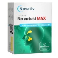 NOVATIV Na zatoki Max, 60 tabletek