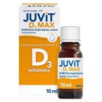 JUVIT D3 MAX 20 000 j.m. krople doustne, 10 ml