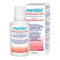 MERIDOL Chlorheksydyna 0,2% Płyn do płukania jamy ustnej 300 ml