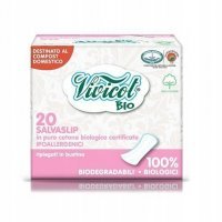 VIVICOT BIO Wkładki higigieniczne składane z organicznej bawełny kompostowalne 20 sztuk