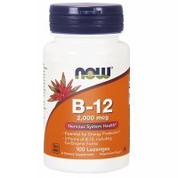 NOW FOODS B-12 (2 000 mcg) 100 pastylek do ssania