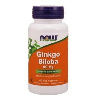 NOW FOODS Ginkgo Biloba 60 kapsułek