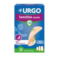 URGO Sensitive Stretch Plastry opatrunkowe 20 sztuk