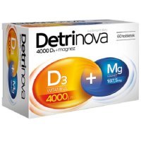 DETRINOVA 4000 D3 + Magnez 60 tabletek