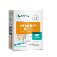 NOVATIV Witamina D3 + K2 60 kapsułek