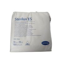 STERILUX ES Kompresy gazowe NIEJAŁOWE  8-warstw 13-nitkowe 10cm x 10cm 100 sztuk HARTMANN