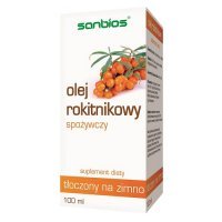 SANBIOS Olej rokitnikowy spożywczy 100 ml