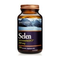 Doctor Life Selen 200 mcg, 120 kapsułek