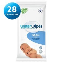 JACK N'JILL WaterWipes Chusteczki nasączone kroplą ekstraktu owocowego 28 sztuk