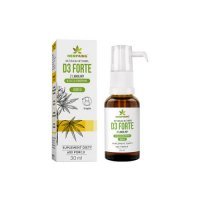 HEMP KING Witamina D3 Forte w kroplach w bio oleju konopnym 30 ml
