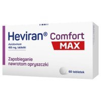 HEVIRAN COMFORT MAX 400 mg 60 tabletek