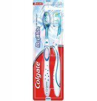 COLGATE MAX WHITE Szczoteczka do zębów średnia 2 sztuki