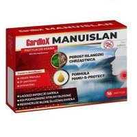 GARDLOX MANUISLAN bez cukru 16 pastylek do ssania