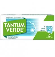TANTUM VERDE smak eukaliptusowy 3 mg 20 pastylek