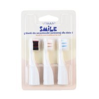 VITAMMY SMILE końcówki do szczoteczki sonicznej ZESTAW I (miś polarny, czarny kot, pies) 3 sztuki