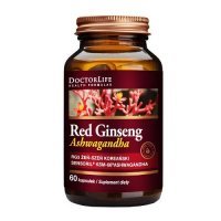 DOCTOR LIFE Red Ginseng Ashwagandha 60 kapsułek