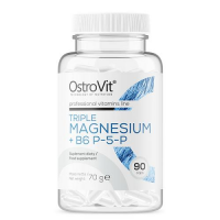 OSTROVIT Triple Magnesium + B6 P-5-P 90 kapsułek