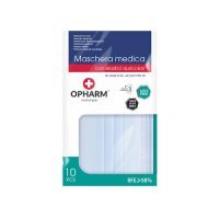 OPHARM Maska medyczna niebieska, 10szt.