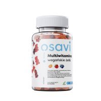 OSAVI MULTIWITAMINA JELLY BEANS ŻELKI o smaku pomarańczowym, malinowym, jagodowym 60 sztuk