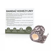 BANDAŻ KOHEZYJNY 4,5 m x 7,5 cm moro PASO