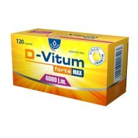 D-VITUM FORTE MAX Witamina D 4000 j.m. 120 kapsułek