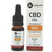 HEMPWISH MEDICAL VITALITY Olej CBD 10% + Żeń szeń full spectrum MCT 10 ml