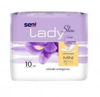 SENI LADY SLIM MINI Anatomiczne wkładki urologiczne, 10szt.