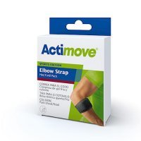 ACTIMOVE Sports Edition Opaska na łokieć z kompresem żelowym regulowana BLACK