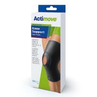 ACTIMOVE Sports Edition Orteza stawu kolanowego z odsłoniętą rzepką Black M