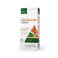 MEDICA HERBS Kurkumina 98% + Piperyna 60 kapsułek