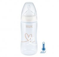NUK FIRST CHOICE+ butelka ze wskaźnikiem temperatury 6-18 miesięcy 300 ml BIAŁY (741.103B)