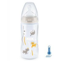 NUK FIRST CHOICE+ butelka ze wskaźnikiem temperatury 6-18 miesięcy 300 ml SZARY (741.103D)