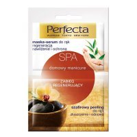 PERFECTA SPA MANICURE Maska-serum do rąk + szafirowy peeling do rąk  2 x 6 ml