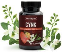 SKOCZYLAS CYNK z miedzią, ekstraktem z zielonej herbaty EGCG i kwercetyną 60 kapsułek