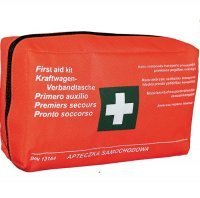 APTECZKA Pierwszej pomocy DIN materiałowa pomarańczowa