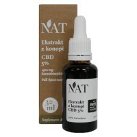 NAT Ekstrakt z konopi Olej CBD 5%, 30 ml